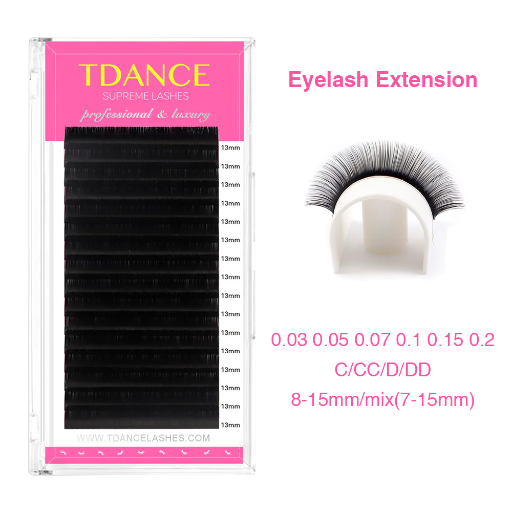 Eyelash Extension Korea Natural - TDANCE 속눈썹 연장 16Rows 한국 PBT