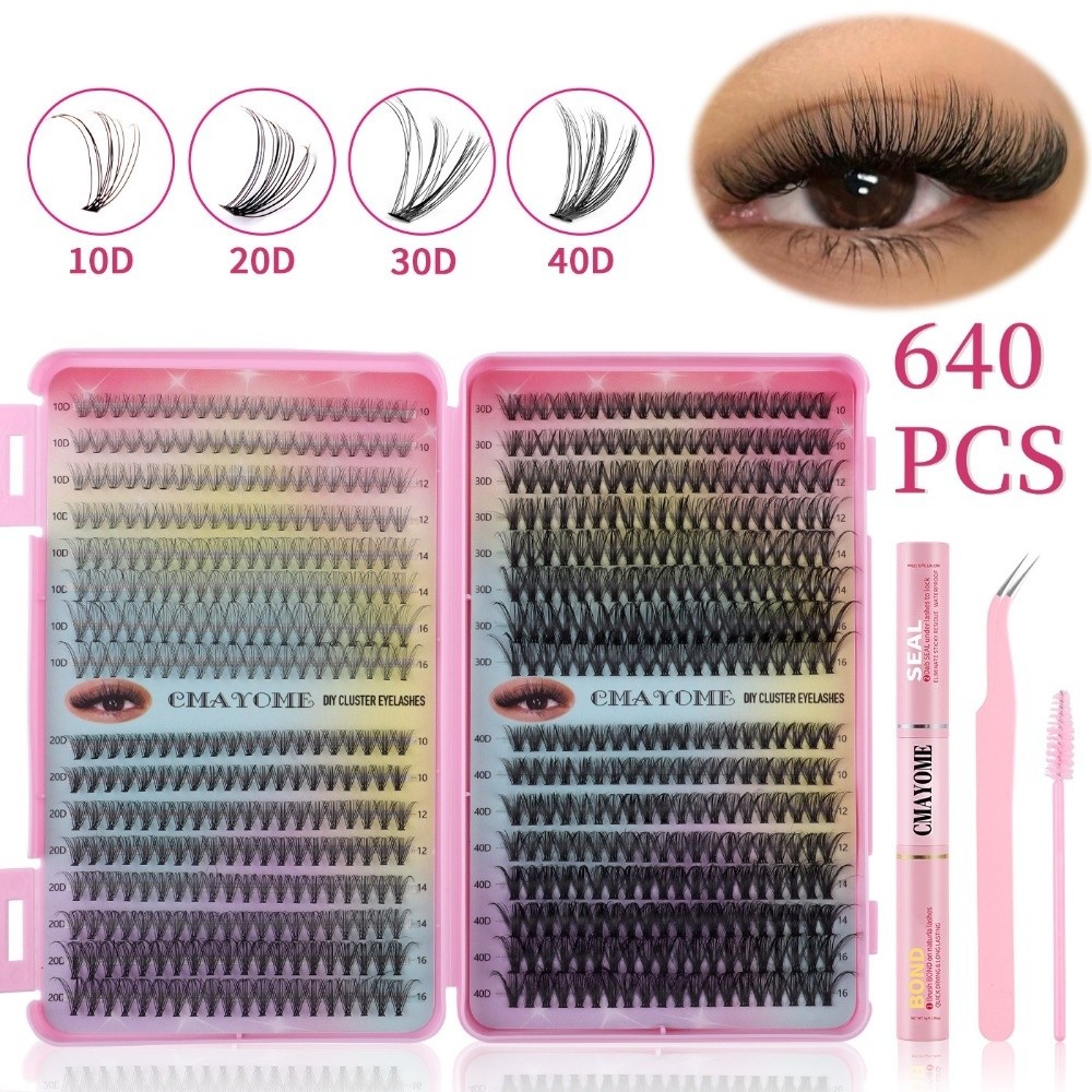Eyelash Extension Volume Lashes - 본드 앤 씰 인조 속눈썹 내추럴