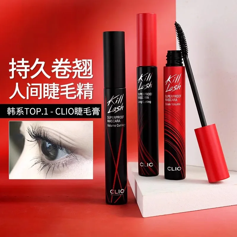 Eyelash Extension Korea Natural - 한국 메이크업 클레오 킬래쉬 마스카라, 블랙