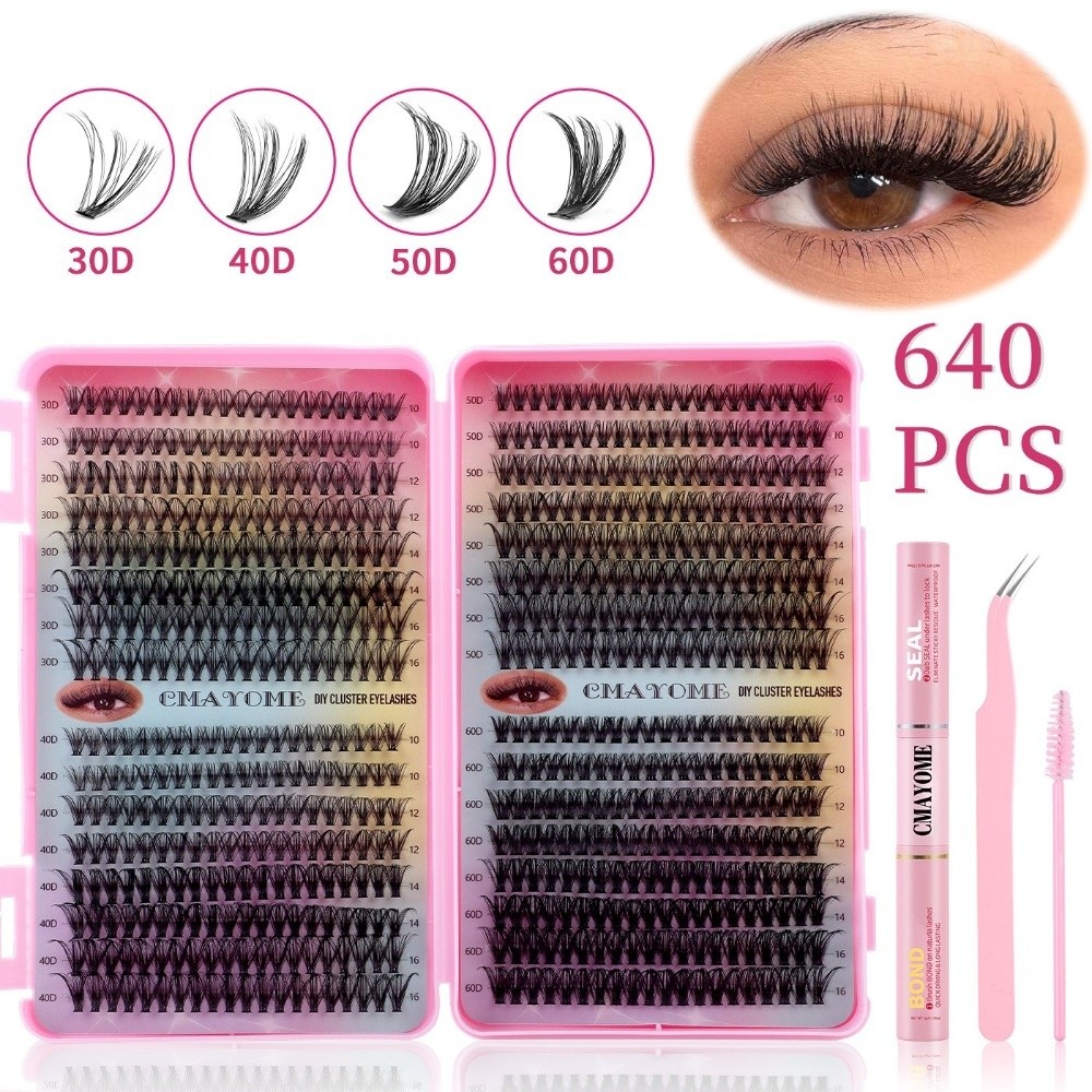 Eyelash Extension Volume Lashes - 본드 앤 씰 인조 속눈썹 내추럴