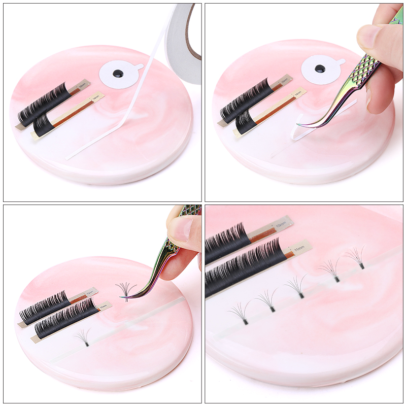 40m/Set 간편한 팬 테이프 3D 볼륨 속눈썹 연장 - Eyelash Extension Volume Lashes 리뷰 및 가격
