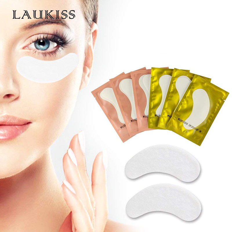 Laukiss-속눈썹 패드, 젤 패치, 속눈썹 이식용, - Eyelash Extension Eye Mask 리뷰 및 가격