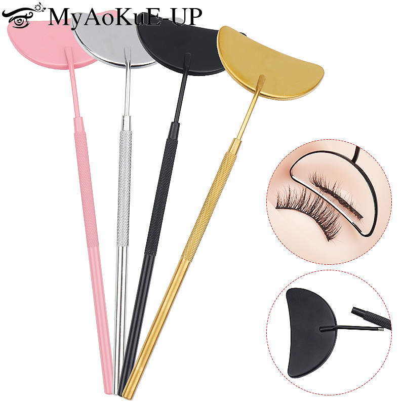 1pcs 속눈썹 연장 거울 달 모양의 분리형 스테인레스 - Eyelash Extension Remover At Home 리뷰 및 가격