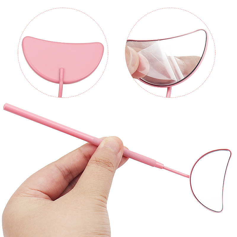 1pcs 속눈썹 연장 거울 달 모양의 분리형 스테인레스 - Eyelash Extension Remover At Home 리뷰 및 가격