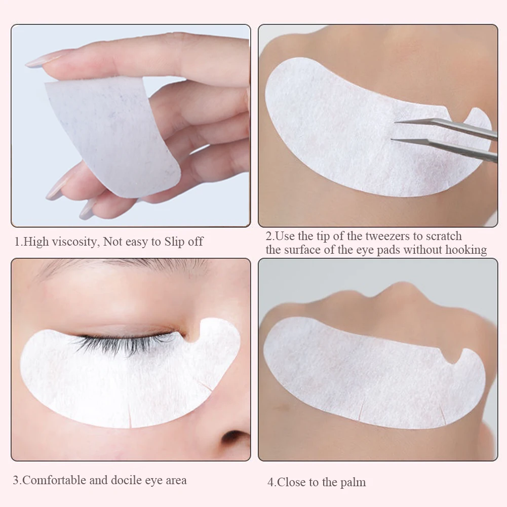 50/100PCS U 모양 속눈썹 패드 접목 된 속눈썹 - Eyelash Extension Eye Mask 리뷰 및 가격