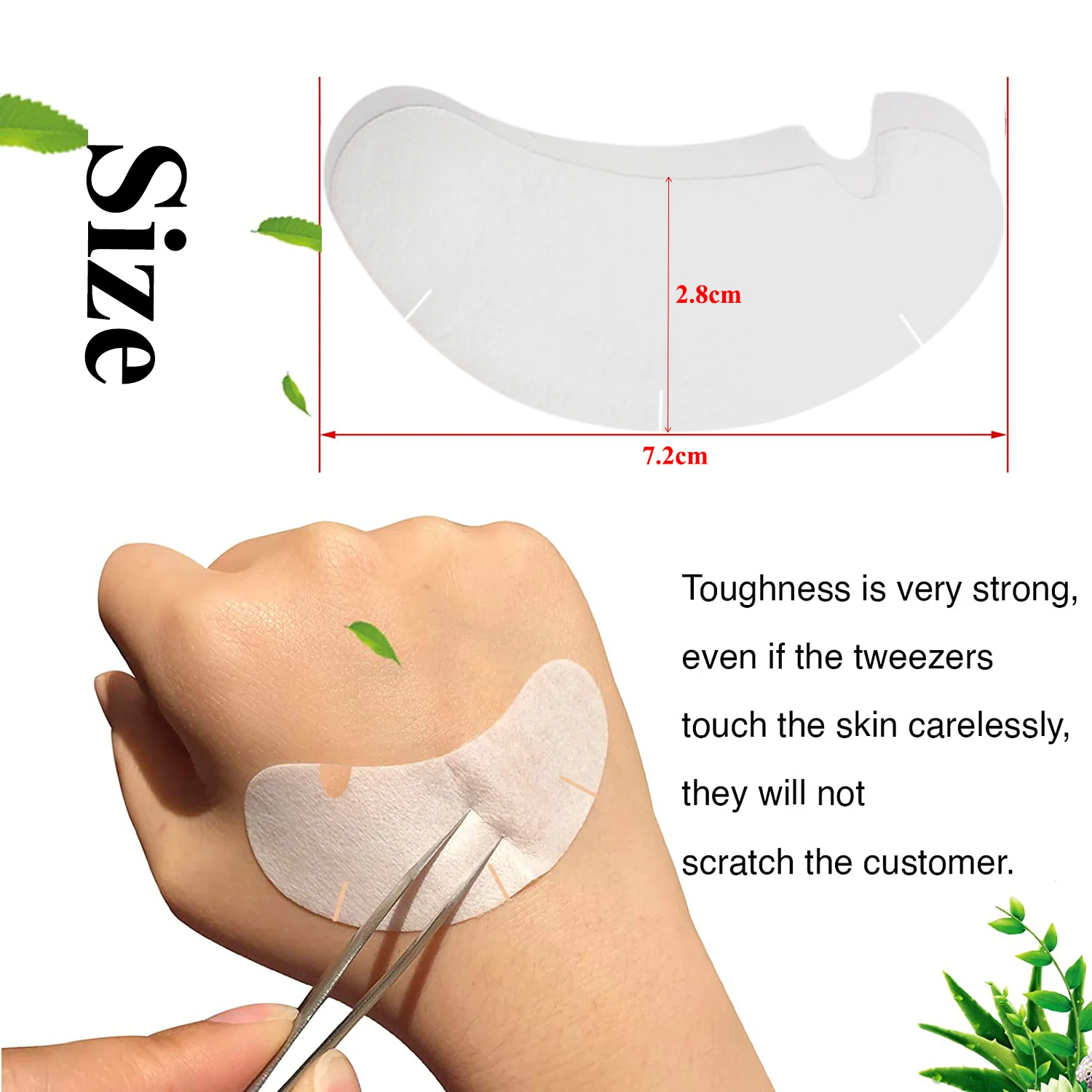 50/100PCS U 모양 속눈썹 패드 접목 된 속눈썹 - Eyelash Extension Eye Mask 리뷰 및 가격