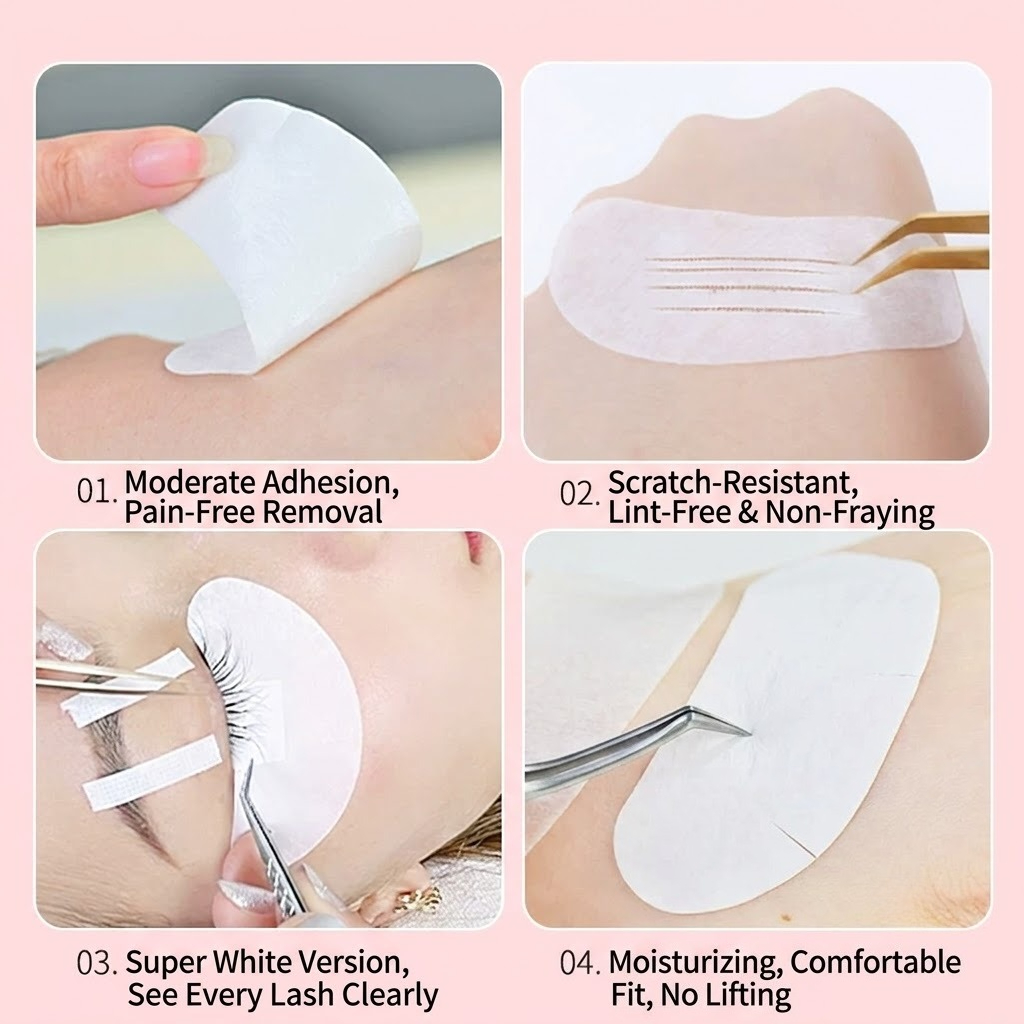 50쌍 U자형 언더 아이 패치 속눈썹 연장 패드 초박형 - Eyelash Extension Eye Mask 리뷰 및 가격