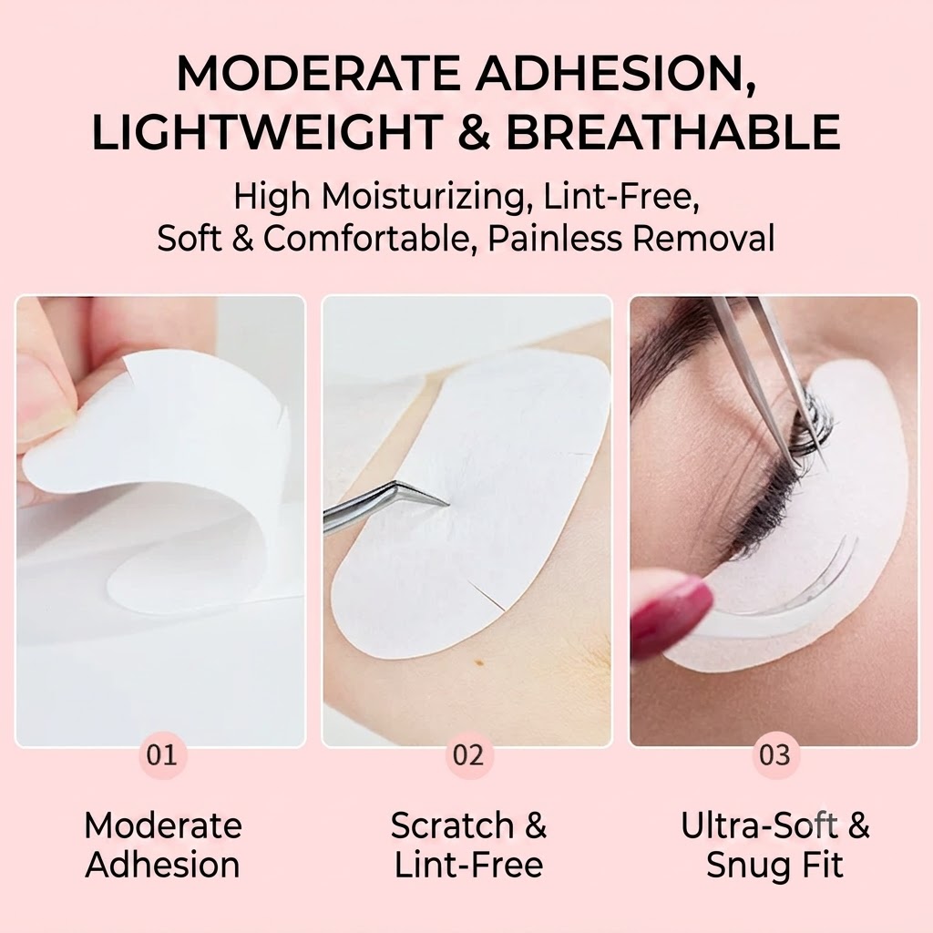 50쌍 U자형 언더 아이 패치 속눈썹 연장 패드 초박형 - Eyelash Extension Eye Mask 리뷰 및 가격