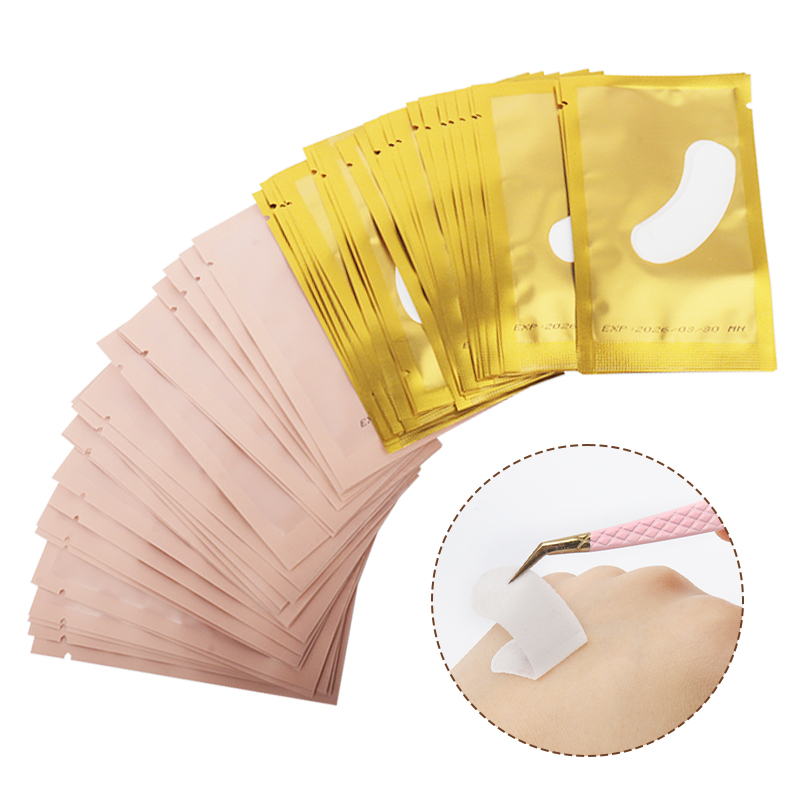 50 쌍 눈 패치 눈 젤 패드 아래 가짜 속눈썹 스티커 - Eyelash Extension Eye Mask 리뷰 및 가격