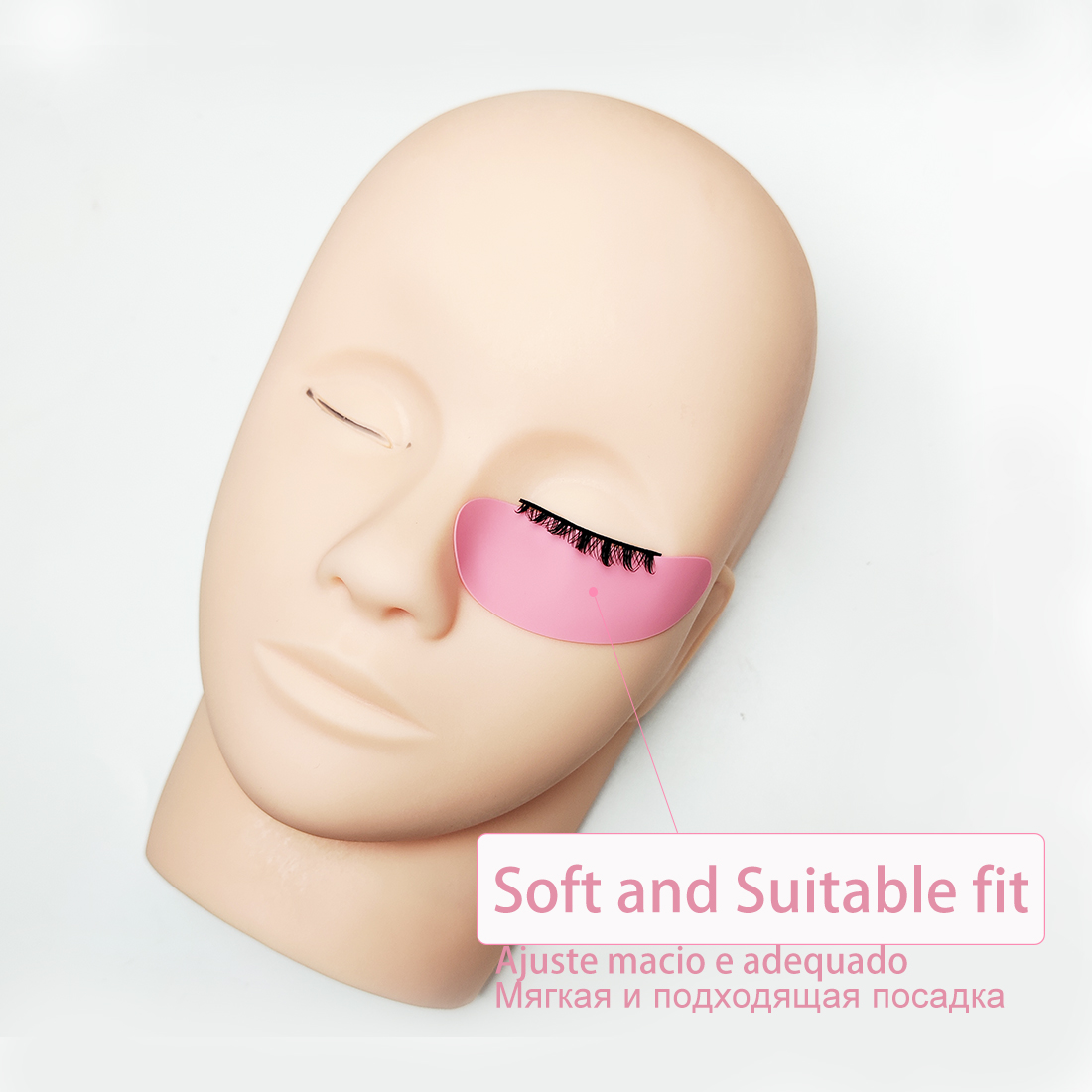 1쌍 재사용 가능 속눈썹 패드 실리콘 스트라이프 래쉬  - Eyelash Extension Eye Mask 리뷰 및 가격