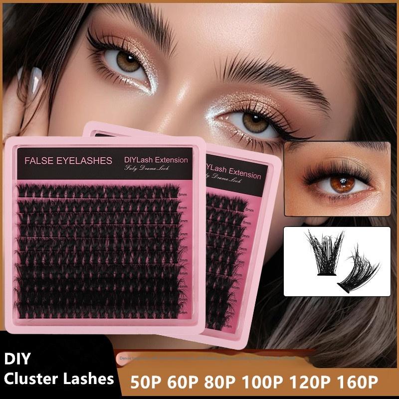 8~16mm D컬 플러피 래쉬 클러스터 밍크 볼륨 속눈 - Eyelash Extension Volume Lashes 리뷰 및 가격
