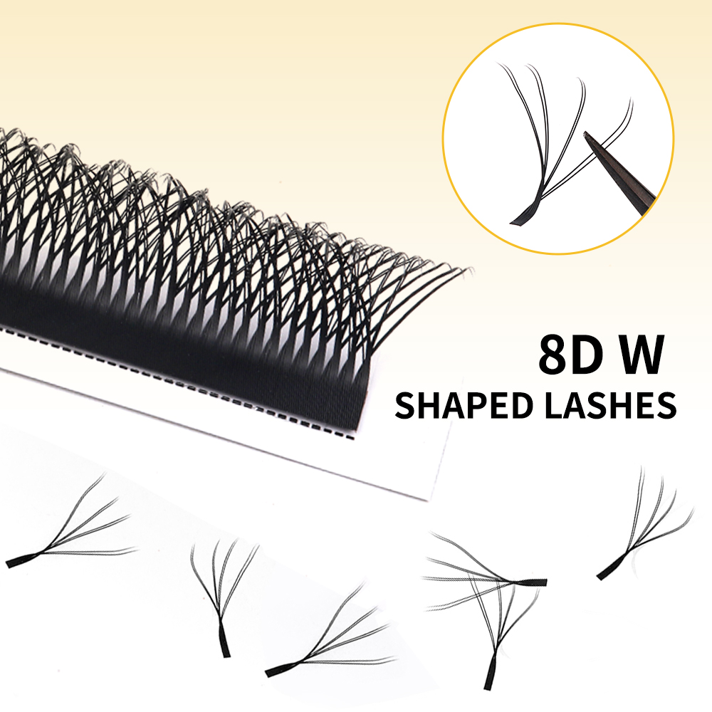 젬머리 4D/6D/8D/10D W 래쉬 더블팁 W형 속 - Eyelash Extension Double Volume 리뷰 및 가격