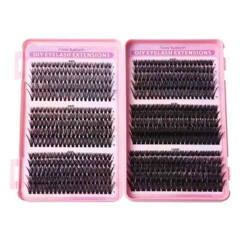 프로페셔널 D컬 클러스터 속눈썹 키트 30D 100D  - Eyelash Extension Volume Lashes 리뷰 및 가격