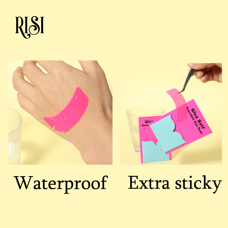 RISI 슈퍼 끈적 끈적한 실리콘 아이 패드 재사용 가 - Eyelash Extension Eye Mask 리뷰 및 가격