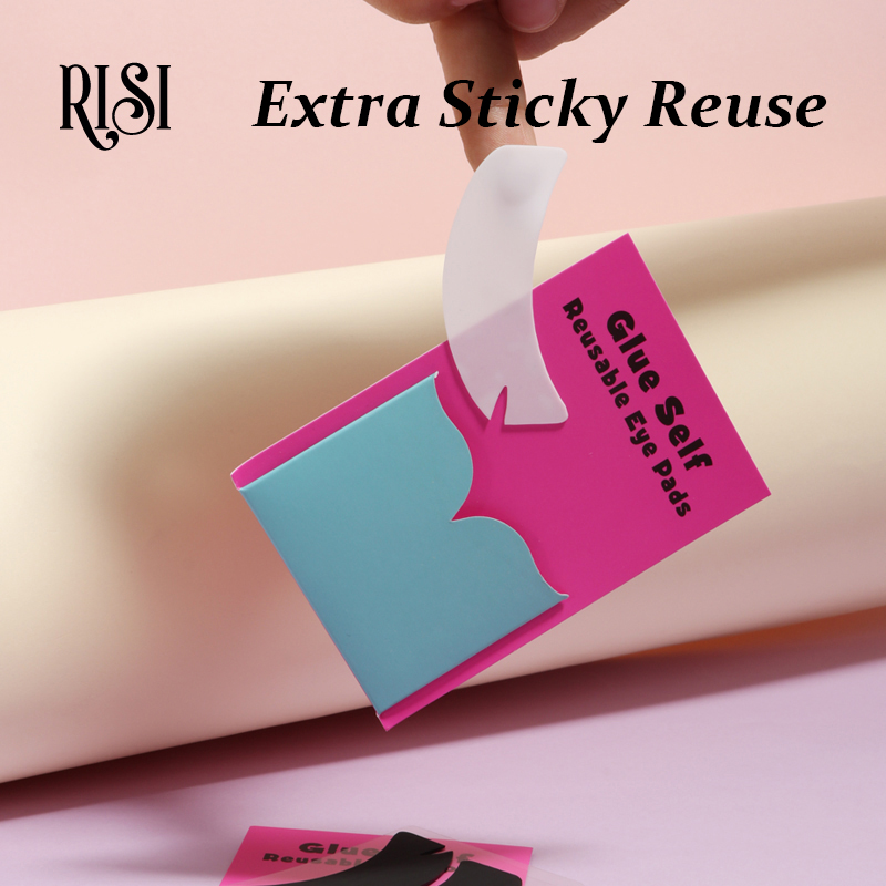 RISI 슈퍼 끈적 끈적한 실리콘 아이 패드 재사용 가 - Eyelash Extension Eye Mask 리뷰 및 가격