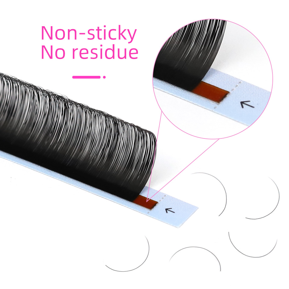 RUJADE 10 트레이/로트 도매 개별 거짓 속눈썹  - Eyelash Extension Korea Natural 리뷰 및 가격