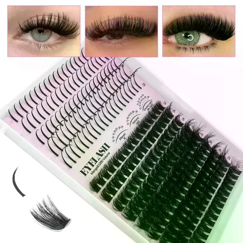 래쉬 클러스터 키트 래쉬 스파이크 속눈썹 클러스터 볼륨 - Eyelash Extension Volume Lashes 리뷰 및 가격