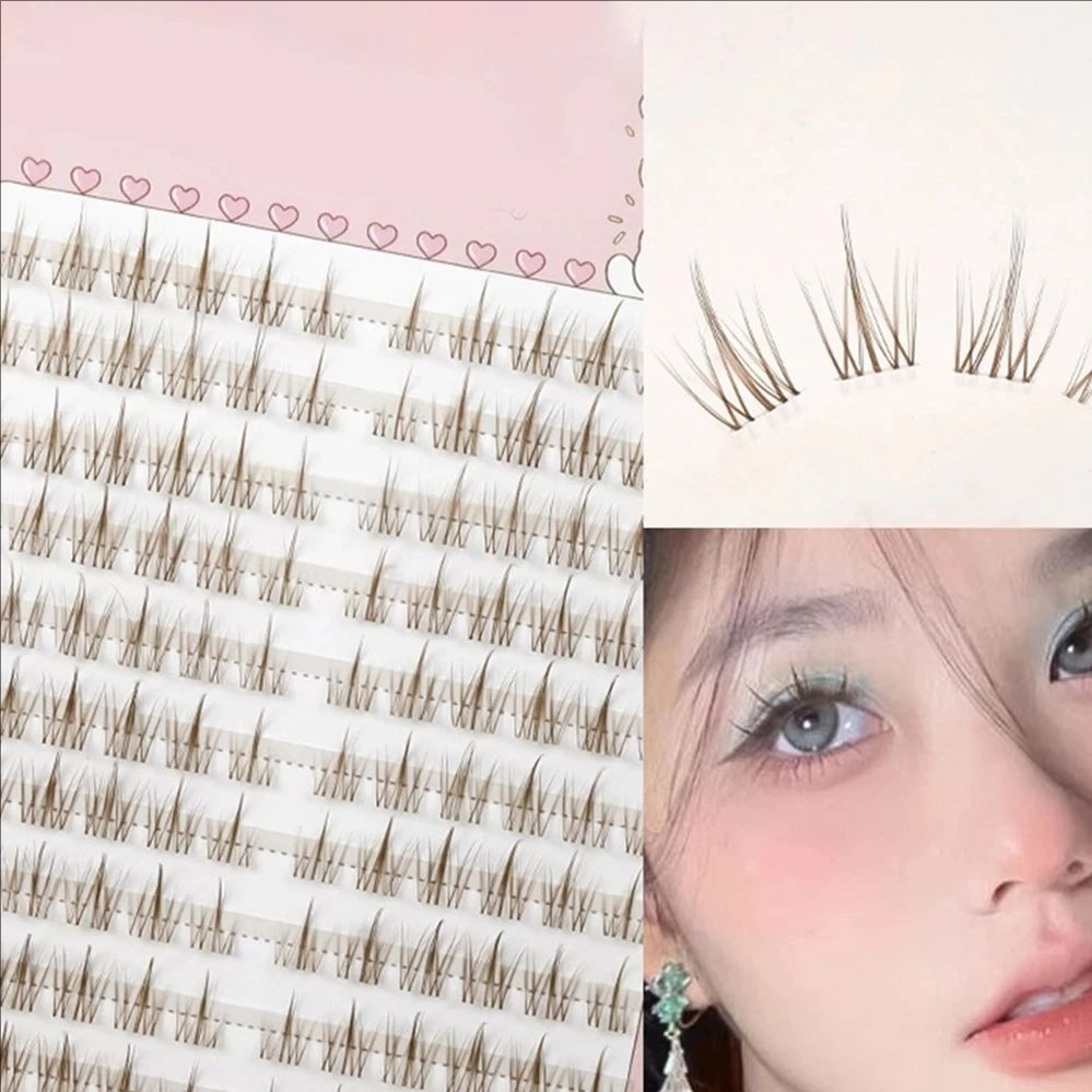 MJ 브라운 해바라기 가짜 속눈썹 블랙 자연 만화 속눈 - Eyelash Extension In Chinese 리뷰 및 가격
