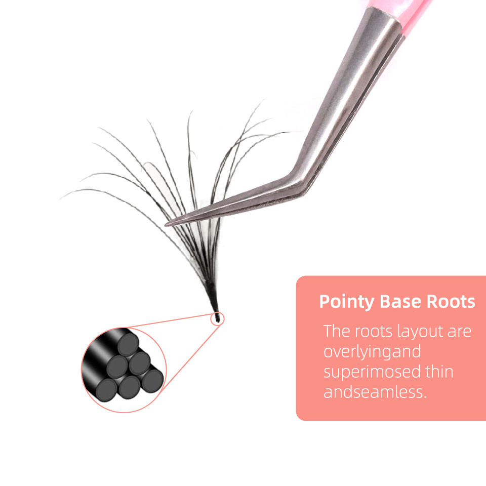 새로운 도착 더블 레이어 Premade 볼륨 Fluff - Eyelash Extension Double Volume 리뷰 및 가격