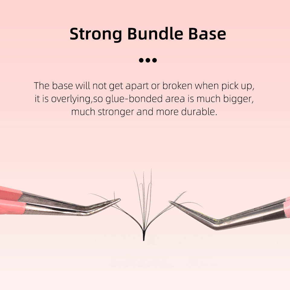 새로운 도착 더블 레이어 Premade 볼륨 Fluff - Eyelash Extension Double Volume 리뷰 및 가격